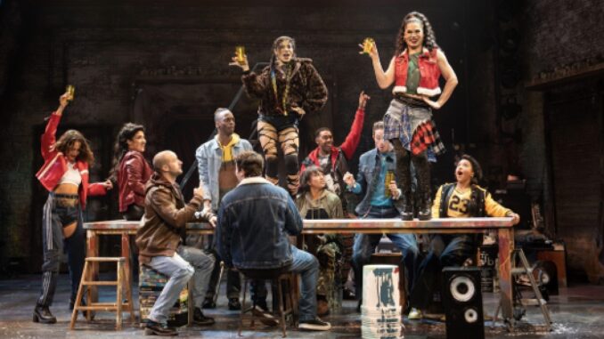 people on stage