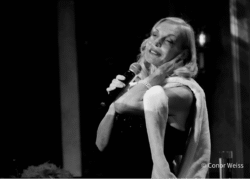A foremost interpreter of the legendary Marlene Dietrich, the German-American actress-singer, Ute Lemper, celebrates her forebear's 125th birthday at 54 Below this September. - September 30, 2026 woman singing with a microphone